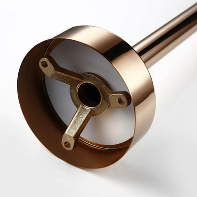 Rose Gold Polished Free Standing Bathtub Filler Faucet