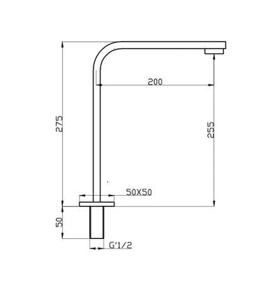 Chrome Twisted Single Hole Bathroom Faucet