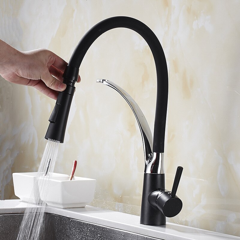 Colors Kitchen Faucet Dual Spray Pull Out