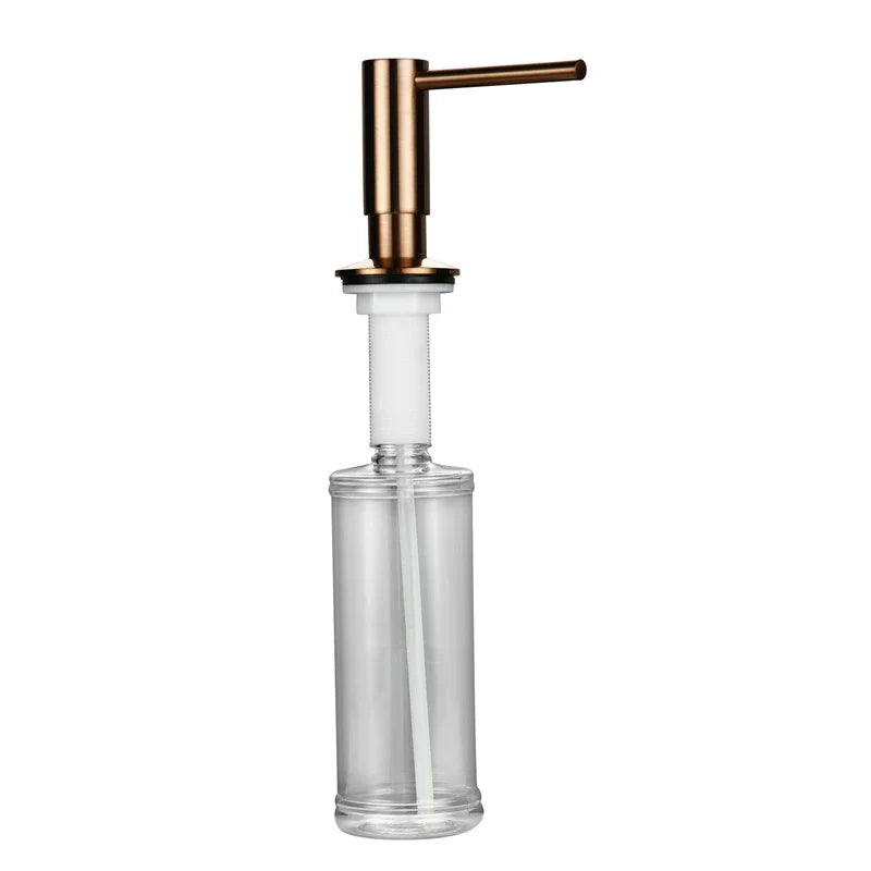 Rose gold polished Kitchen soap dispenser