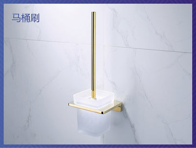 Gold polish modern bathroom accessories