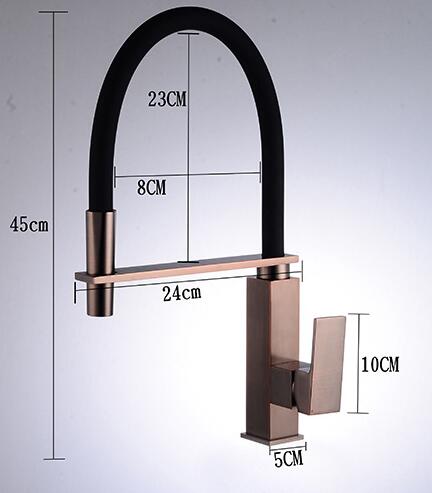 Square Kitchen Faucet Euro Design