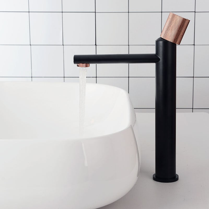 Nordic New 2023 Single hole Tall Vessel and short bathroom faucet