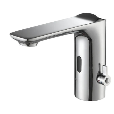 Chrome American Style Commercial single hole sensor faucet