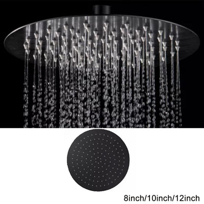 Colors Round Rain Shower Head size 8"-10"12"