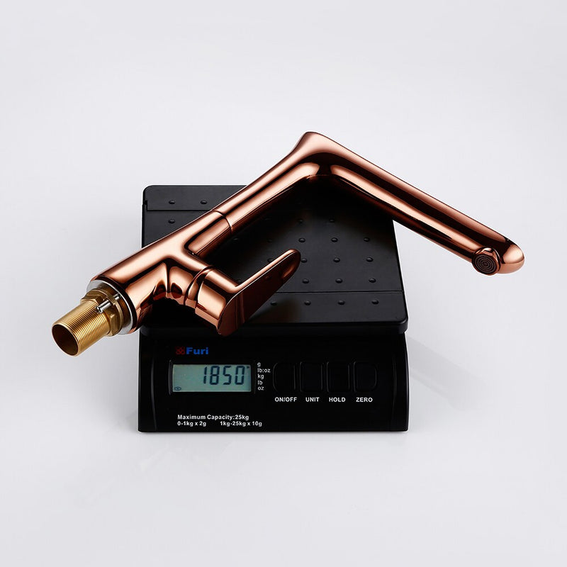 Nordic- Rose Gold Polished Bar Faucet