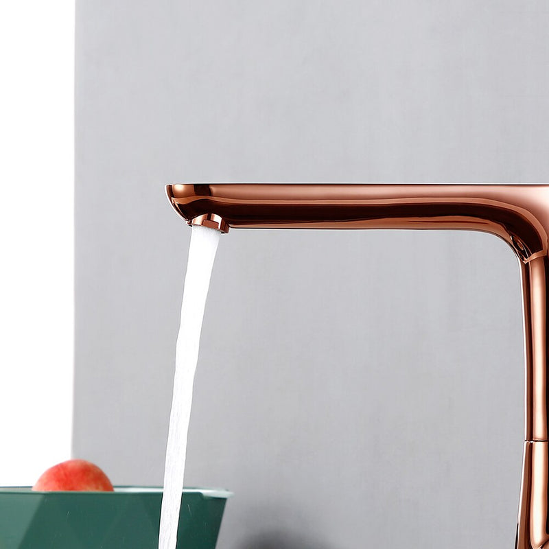 Nordic- Rose Gold Polished Bar Faucet