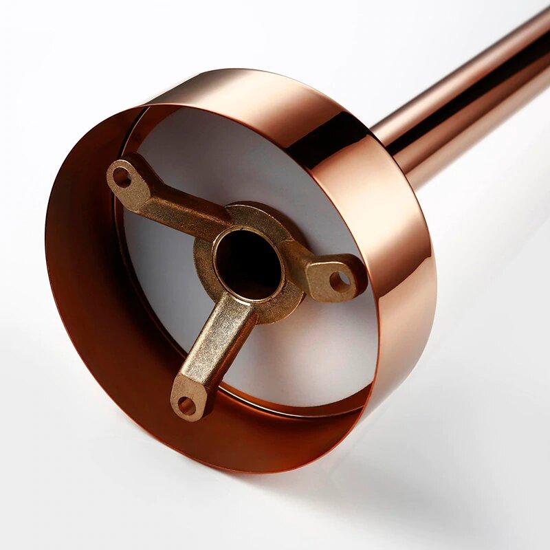 Copper satin Freestanding Bathtub Filler faucet