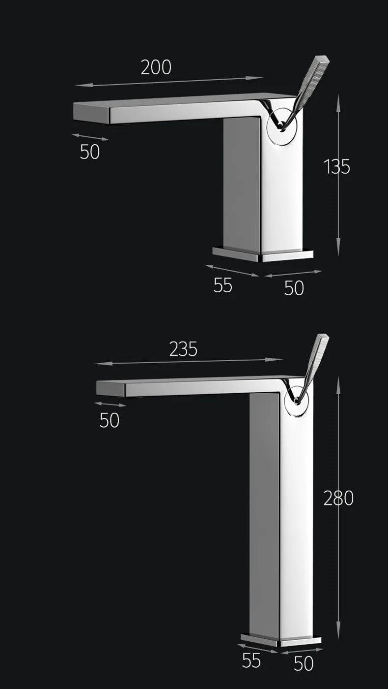 Leonardo-New Italian design Tall and short single hole faucet