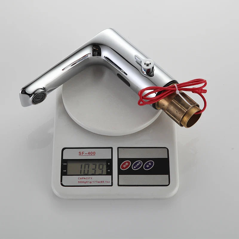 Chrome American Style Commercial single hole sensor faucet