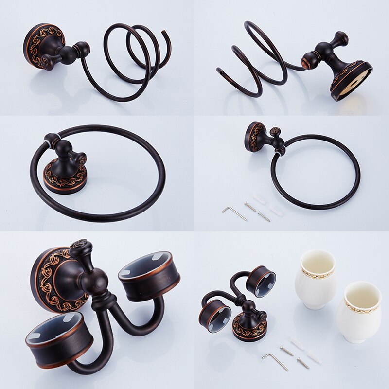 Oil rubbed bronze bathroom accessories