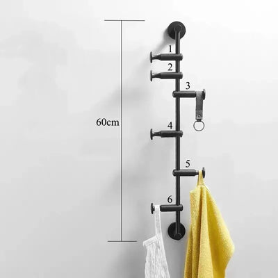 Modern wall mounted towel holder