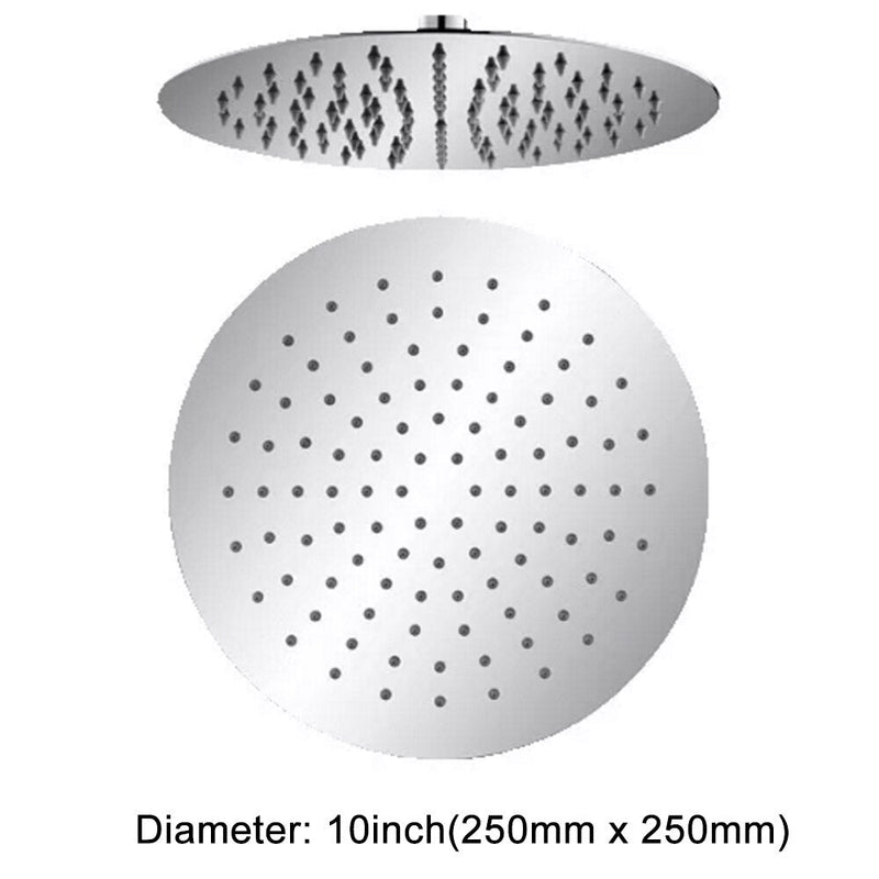 Colors Round Rain Shower Head size 8"-10"12"