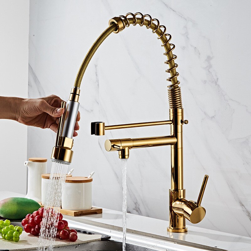 Industrial Chef Kitchen Faucet