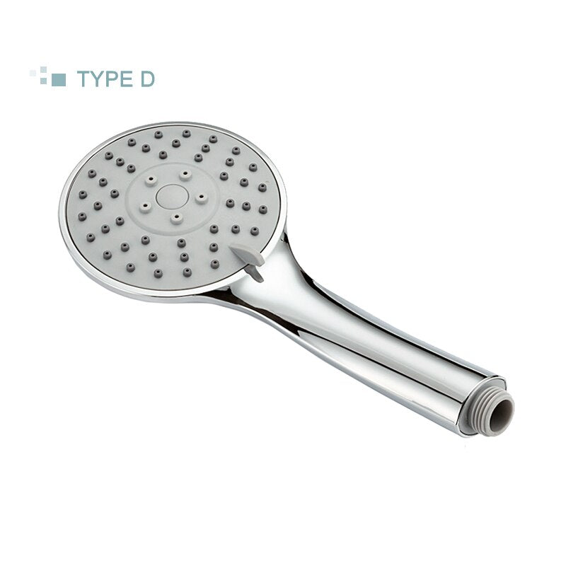 Chrome round hand shower sprays