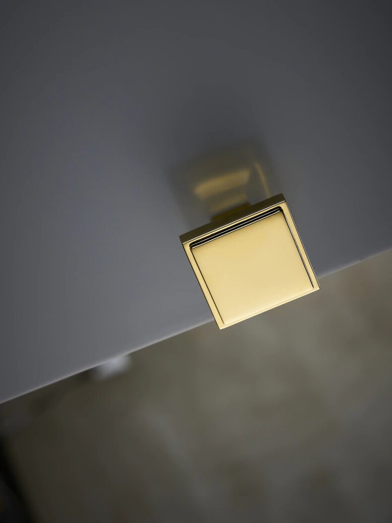 Gold polished pvd cabinet door handles and knobs