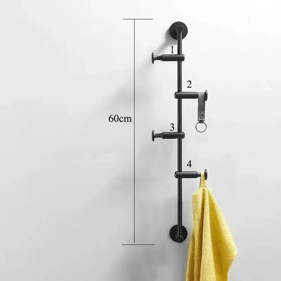 Modern wall mounted towel holder