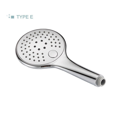 Chrome round hand shower sprays