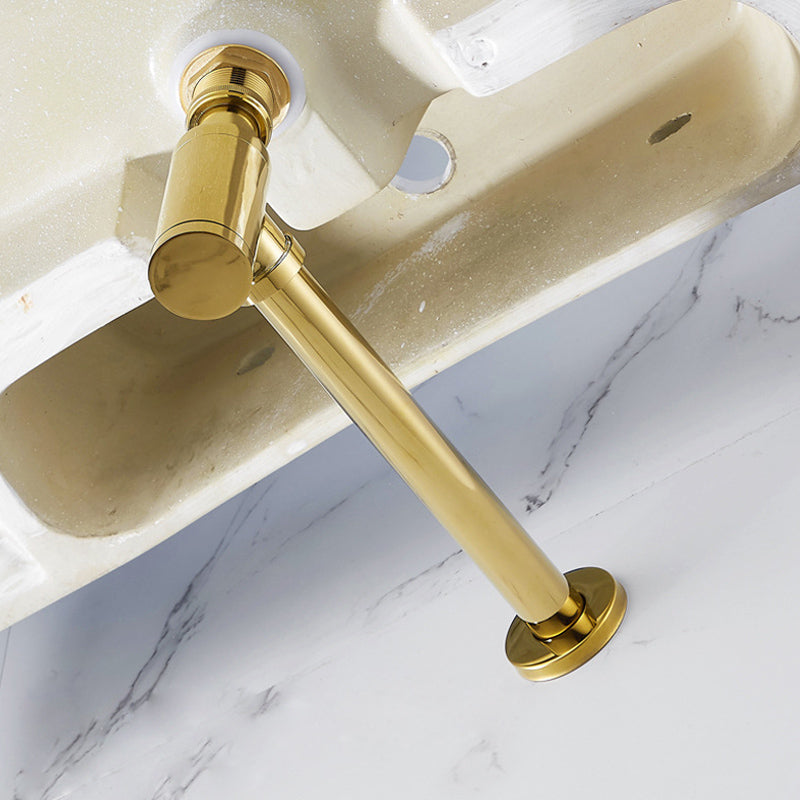 Gold polished brass P Trap