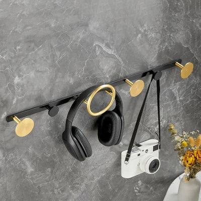 Nordic design -Black with brushed gold two tone bathroom accessories