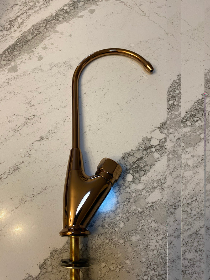 Rose Gold-Gold Polished-Black-Brushed Nickel Cold Water Filter Faucet