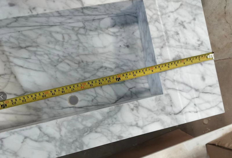 CUSTOM-TITUS-Marble Exposed 36 Wall mounted with Back lit LED mirror  36" X 52" completed set