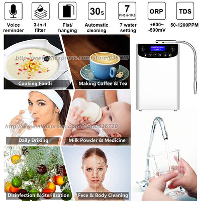 Water Ionizer Alkaline Machines and Water Purifier PH 3.5-10.5