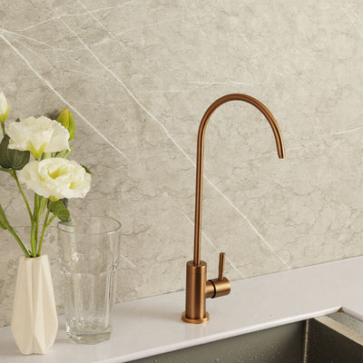 Brushed Rose Gold Reverse Osmosis Water Filter Faucet