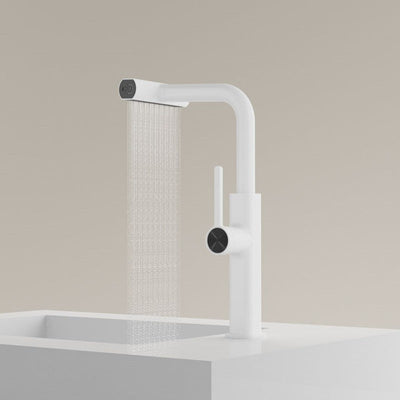 New Nordic design 2023 white kitchen faucet