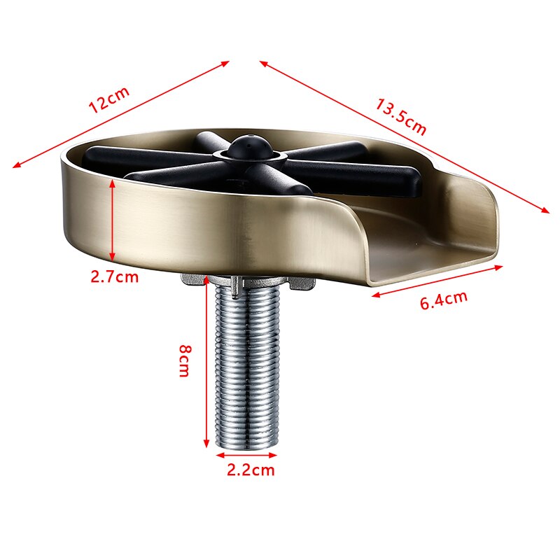 High pressure automatic glass cup rise washer