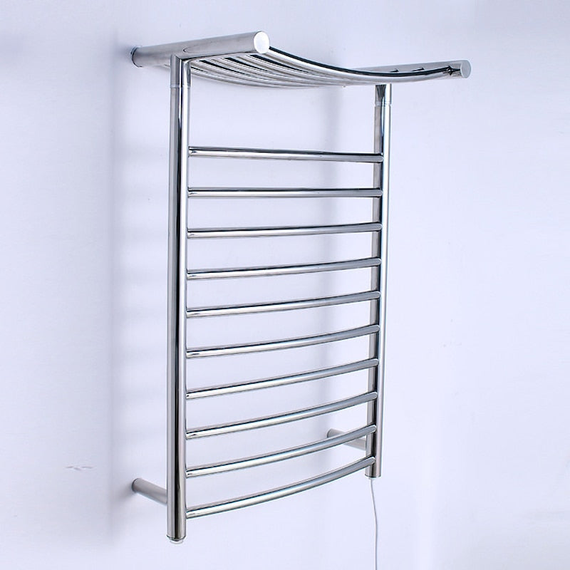 Chrome electric towel warmer