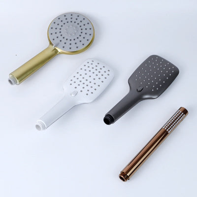 Brushed gold-Black-Rose gold-Grey Gun-White Slide shower bar set