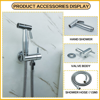 Hand held bidet shataf shower spray kit