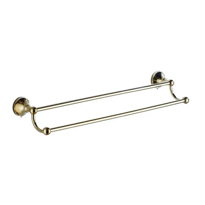 Gold polished victorian traditional bathroom accessories