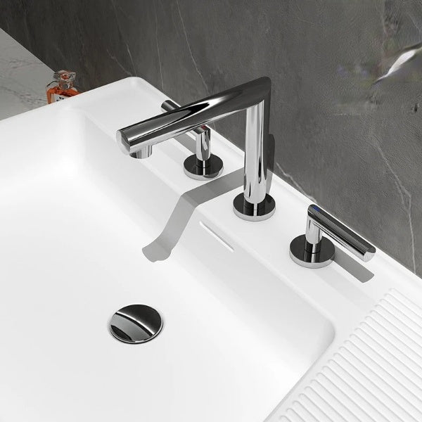 Gothic- New 2024 modern Euro design 8" inch wide spread bathroom faucet