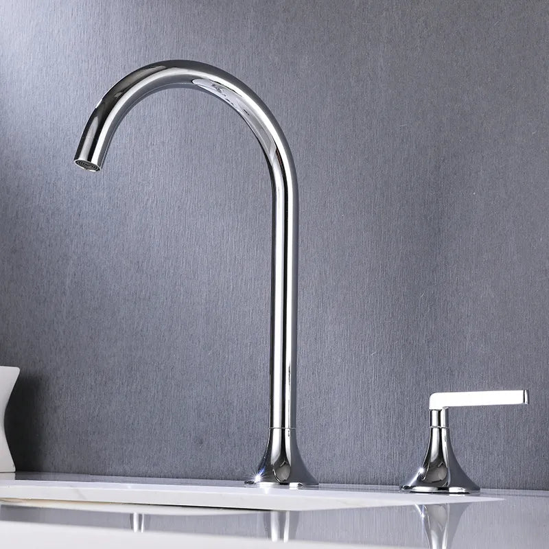 New design 2 holes bathroom faucets