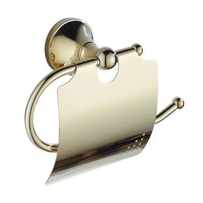 Gold polished victorian traditional bathroom accessories