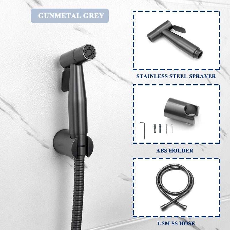 Bidet faucet spray guns