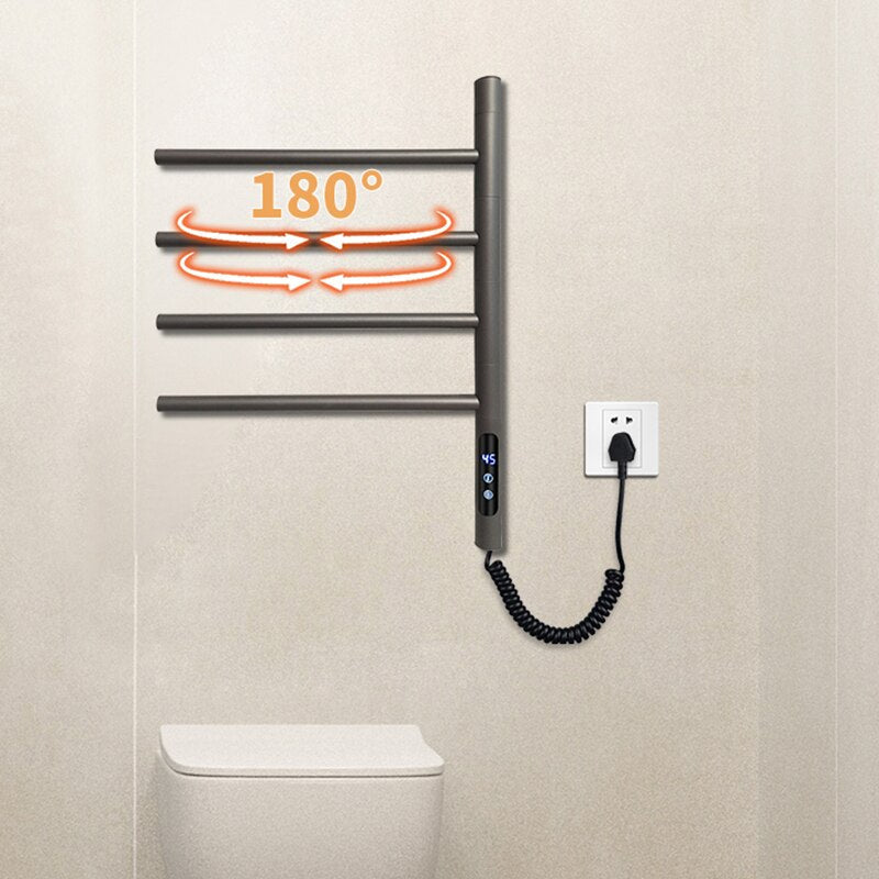 Smart Wifi Digital Display Temperature Adjustable Rotary Electric towel warmer