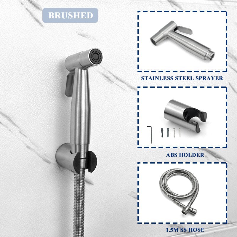 Bidet faucet spray guns