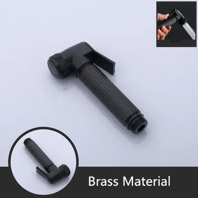 Black replacement hand shower sprayer