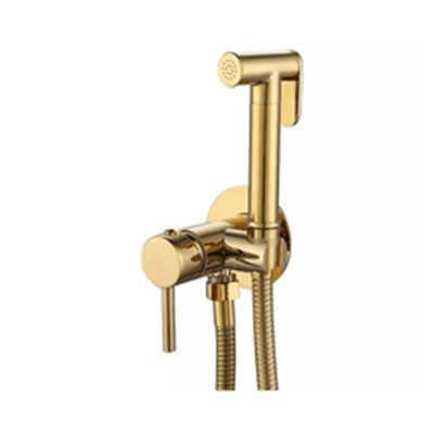 Dubai-Brushed gold- Rose gold-Black-Gold Hot and Cold water mixer wall mounted single lever hand held bidet