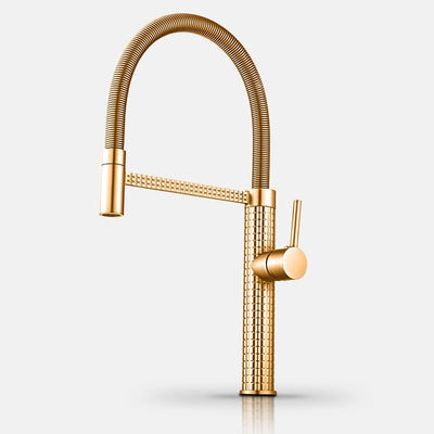 Helsinki-New Nordic Industrial Chef Kitchen Faucet Pull Out Dua Spray