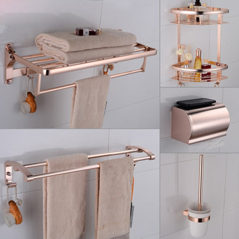 Copper Rose Bathroom accessories