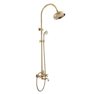 Elisabeth-Perrin Gold Exposed Victorian Shower System