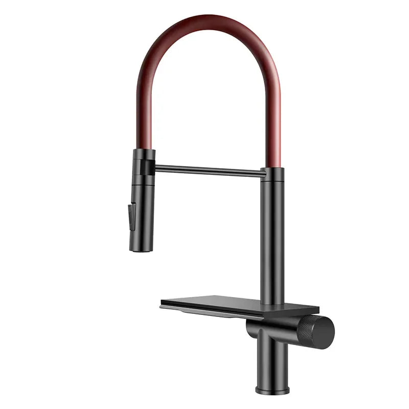 Niagara-Tall Kitchen dual mode spray faucet with waterfall