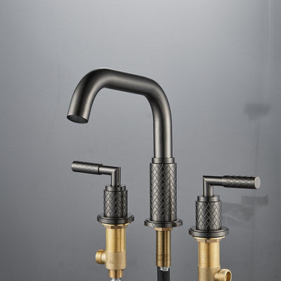 New Nordic design 2023 8" inch wide spread bathroom faucet