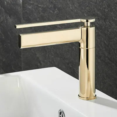 Audermar- Tall and short single hole bathroom faucet