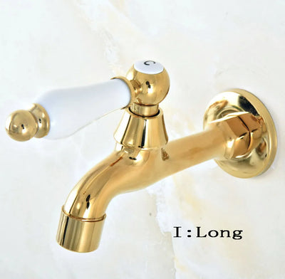 Victorian laundry wall mounted faucet