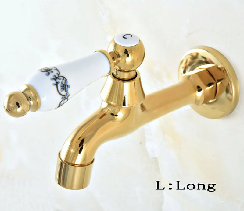 Victorian laundry wall mounted faucet